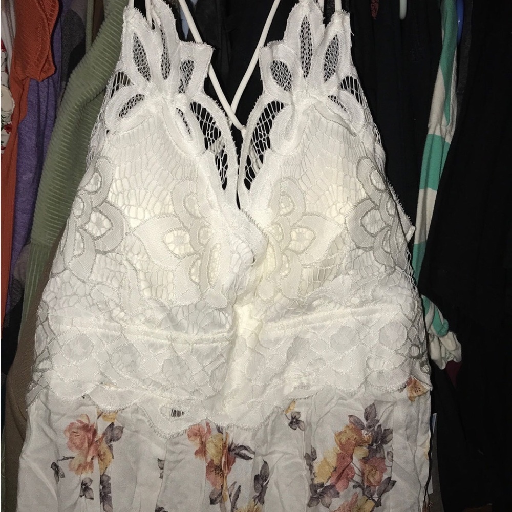 Floral Lace Romper